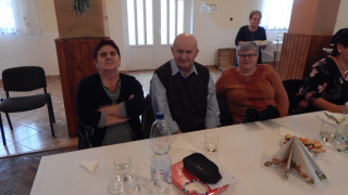 Posedenie dôchodcov v kultúrnom dome    