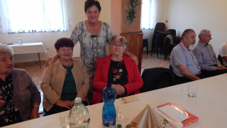 Posedenie dôchodcov v kultúrnom dome    