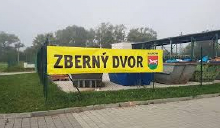 Fotka - Zatvorený Zberný dvor