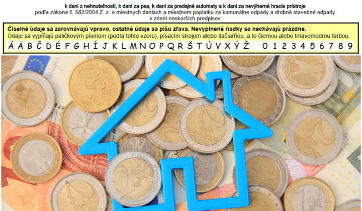 Fotka - Priznanie k dani z nehnuteľnosti, k dani za psa a poplatok za KO